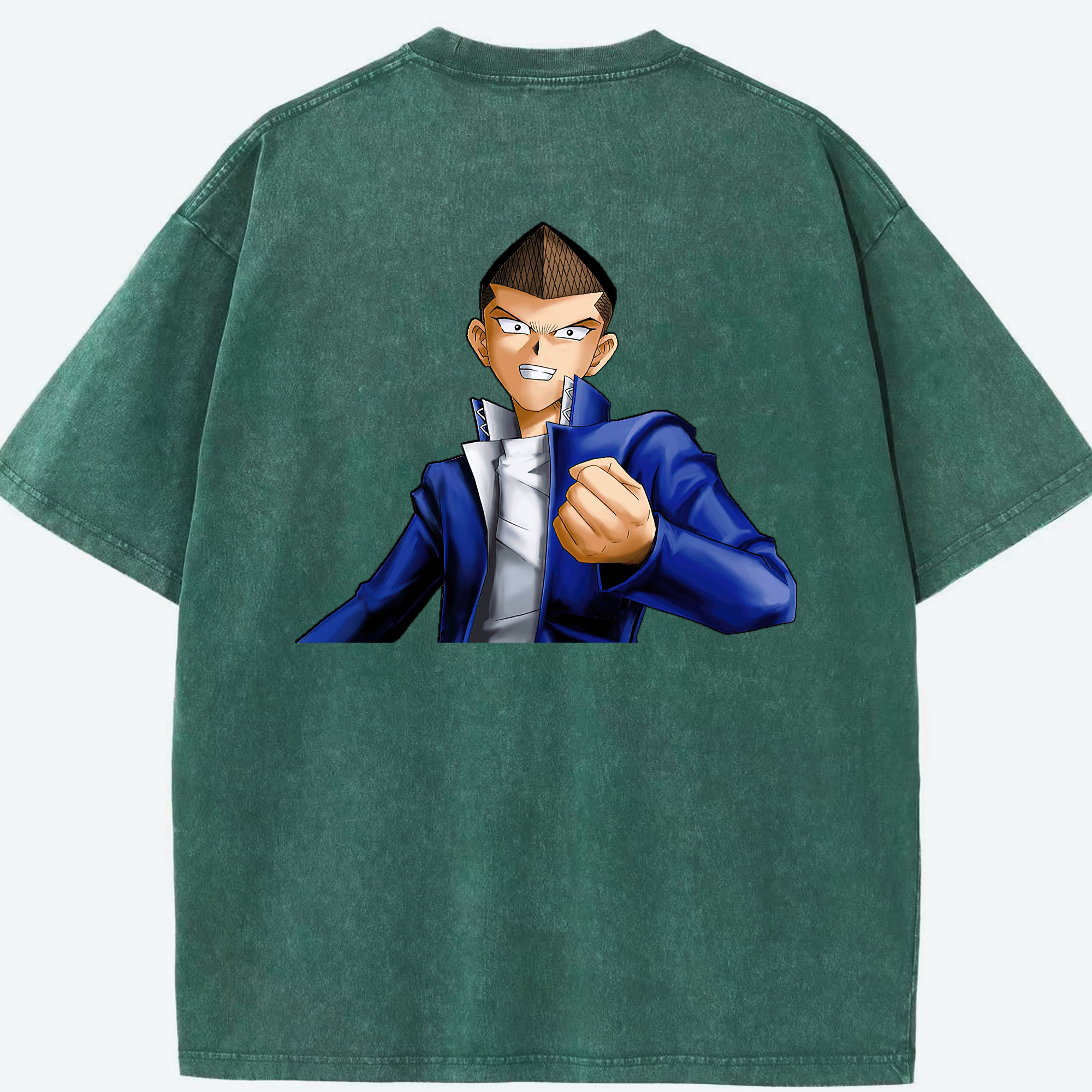 （画像用） 遊☆戯☆王 Yu-Gi-Oh! 綿100% ヴィンテージ風 半袖Tシャツ（背面プリント）